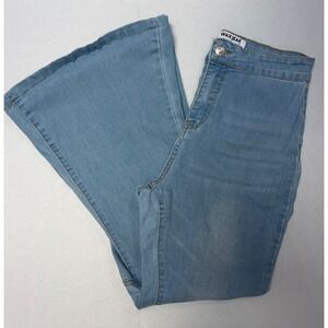 Wax Jean Collection Light Wash High Rise Flare Bell Bottom Jeans 13/31